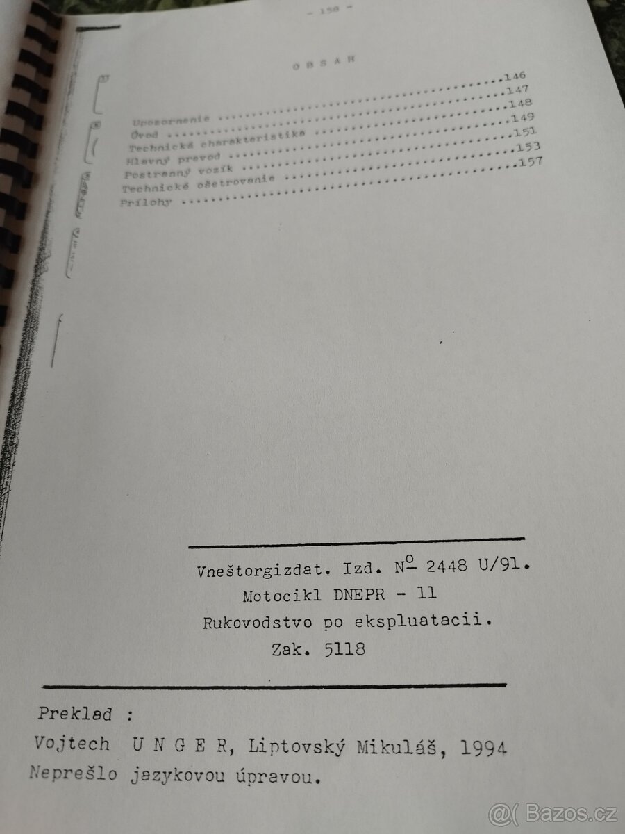 Dněpr 650 - příručka manuál obsluha a provoz - 9