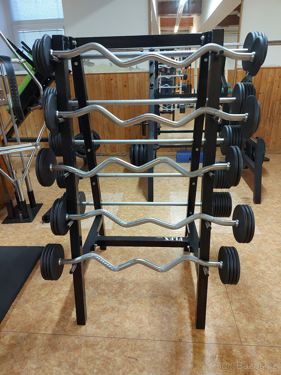 Bicepsová osa pevná váha (rovná, EZ) - NOVÁ - 9