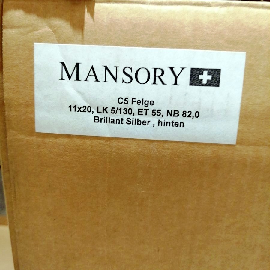 20" Luxusní ALU kola MANSORY – 5x130 – AUDI (VW, PORSCHE, M - 9