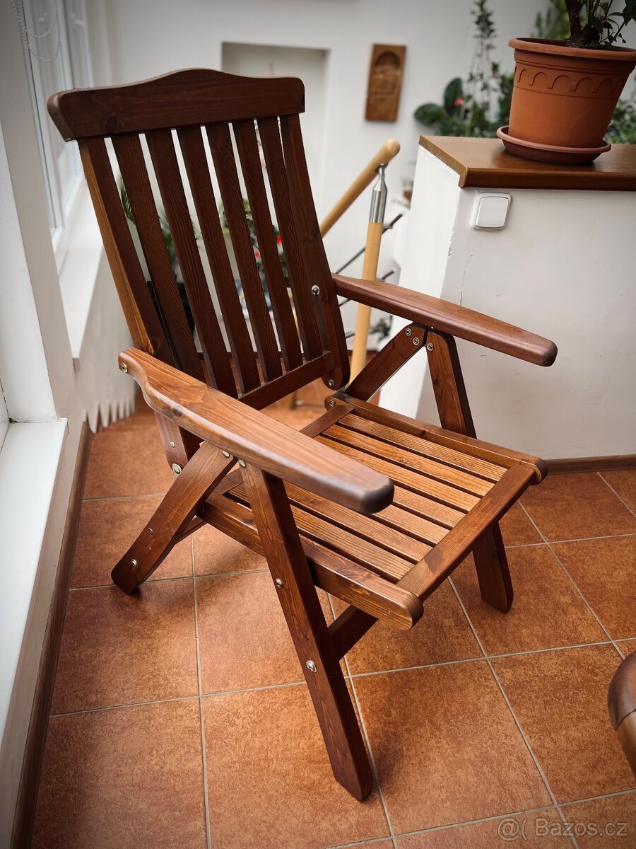 Prodám zánovní bytelný zahradní nábytek. - 9