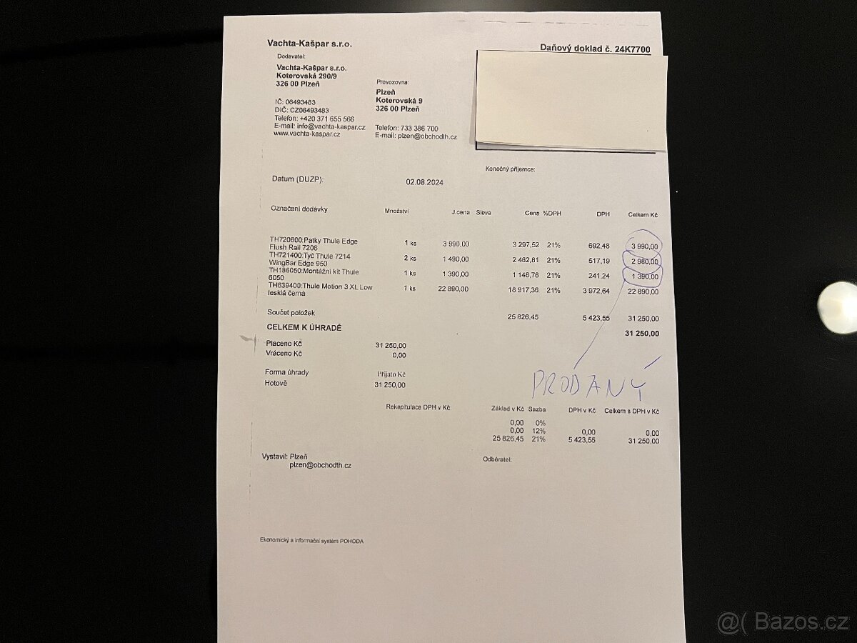 Střešní box Thule Motion 3 XL Low, lesklá černá - 9