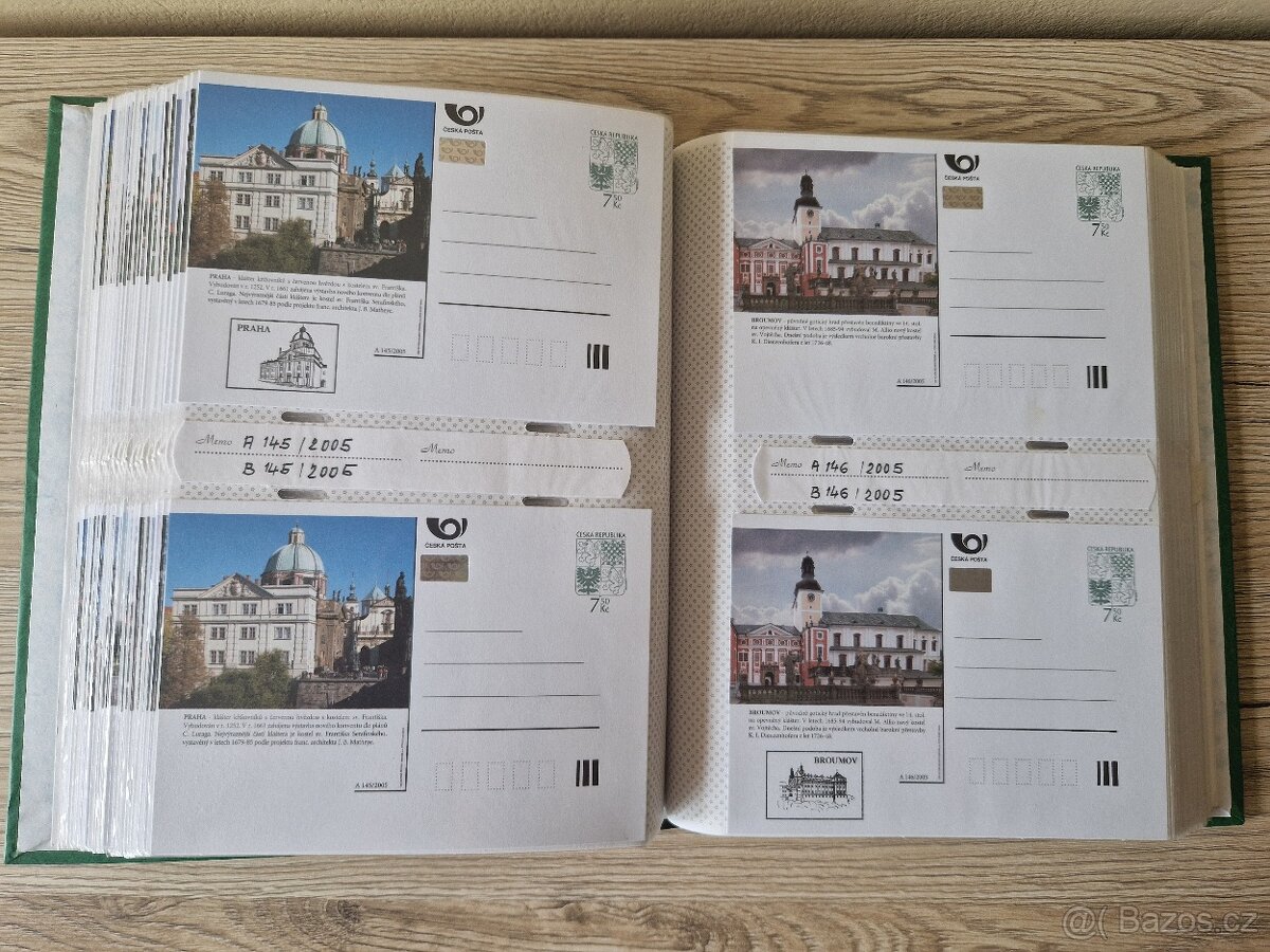 Dopisnice ČR v zásobníku. - 9