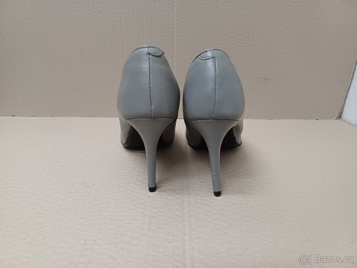 Šedé lodičky vel.40 - 9
