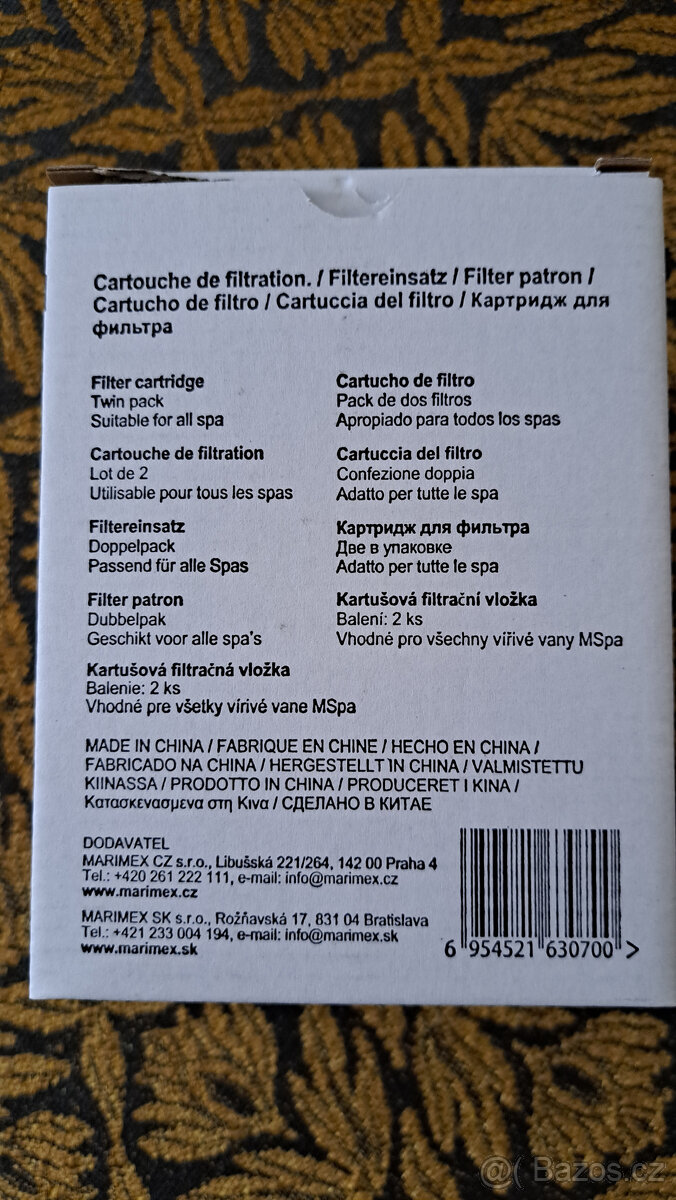 Filtrační kartuše pro vířivky Marimex MSpa - 9