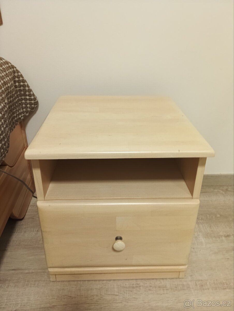 Postel 180x200cm laminát vzhled bříza - 9