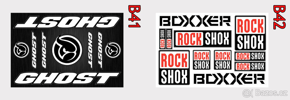 Polepy na kola Cannondale, RockShox, Trek, Merida, GT, Giant - 9