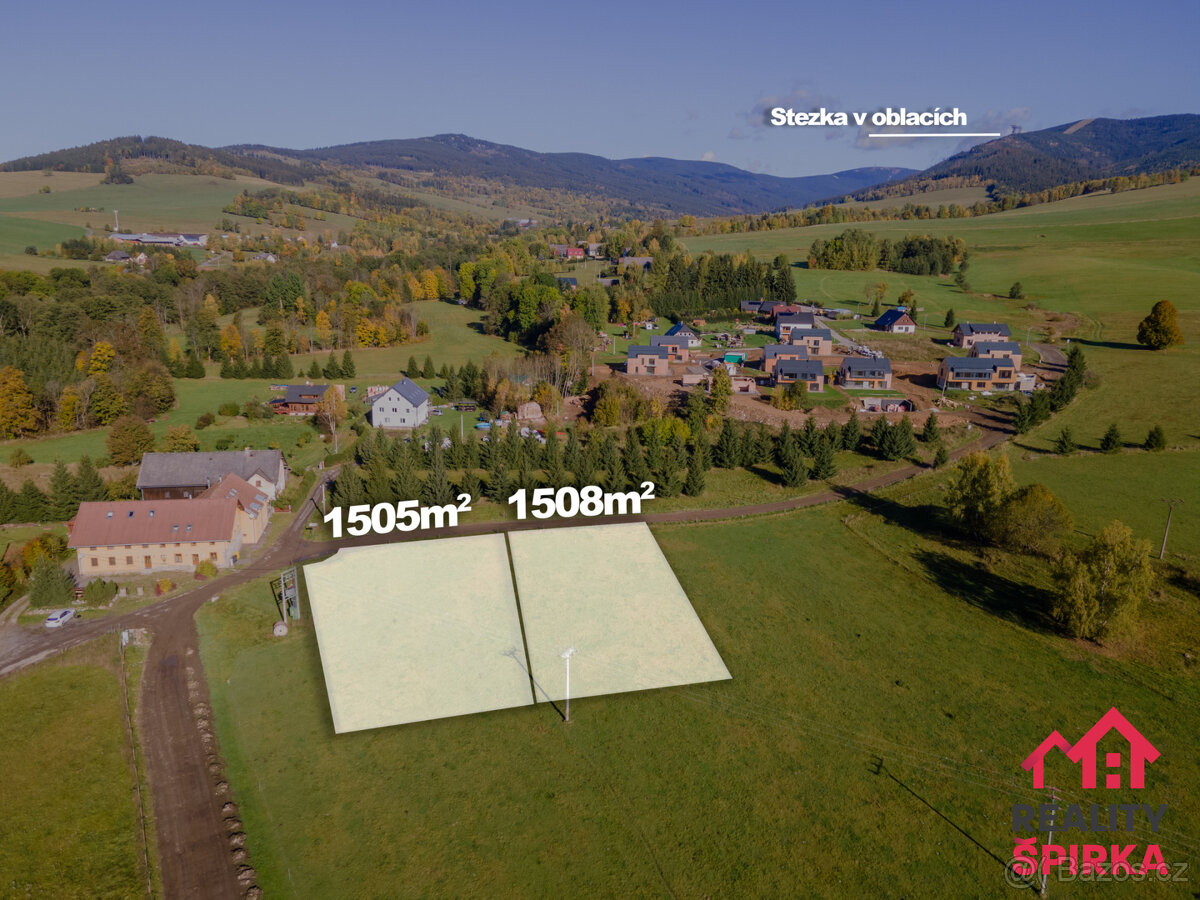 Prodej stavebního pozemku 1505 m2, Dolní Morava - Velká Mora - 9