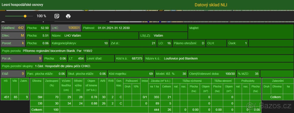 Prodám pozemky v katastrálním území Louňovice pod Blaníkem - 9