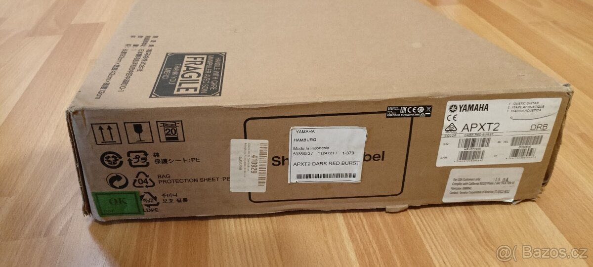 Yamaha APX T2 Dark Red Elektroakustická kytara 3/4 - 9
