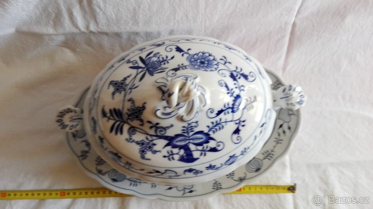 Cibulák 4 druhy polévková / ragú mísa s podnosem I.tř. - 9