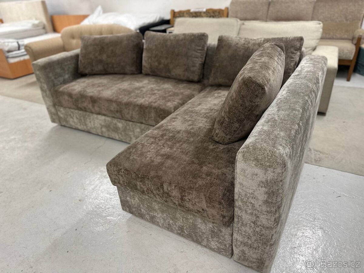 Rohová rozkládací sedačka 237×150 - 9