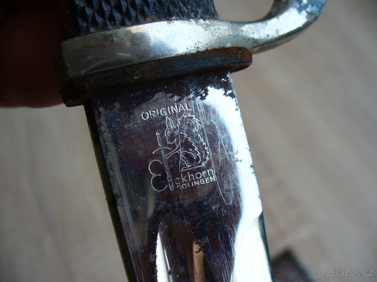 Nemecky-valecny vychazkovy bajonet-Carl Eickhorn na 98k. - 9