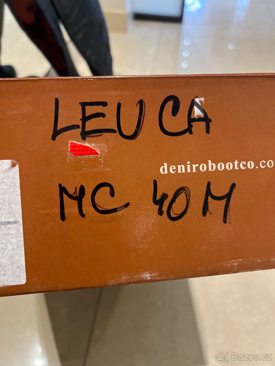 DeNiro Leuca MC 40M jezdecké vysoké boty - 9