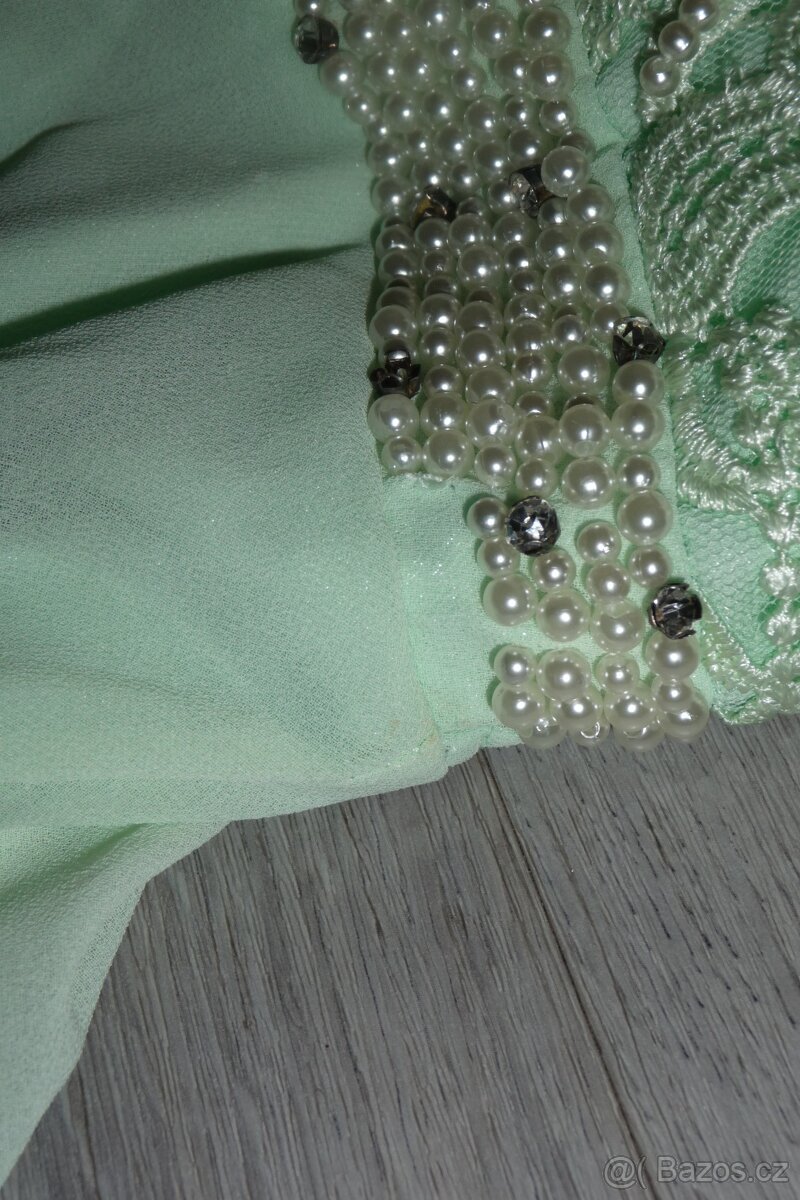 plesové společenské šaty vel. M - 9