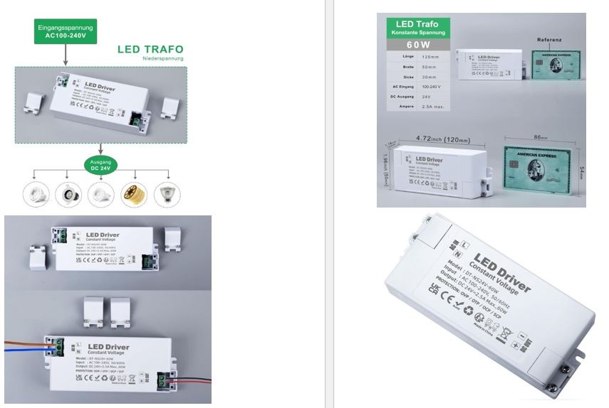 Transformátory REYLAX LED - 9