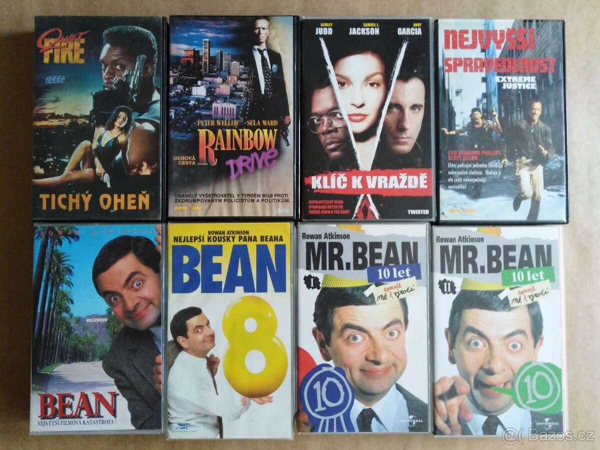 VHS KAZETY original mix - 1 kus = 80Kč - 9