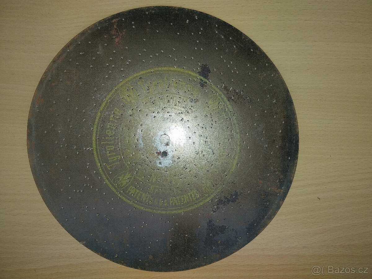 Kovové desky do polyfonu. - 9