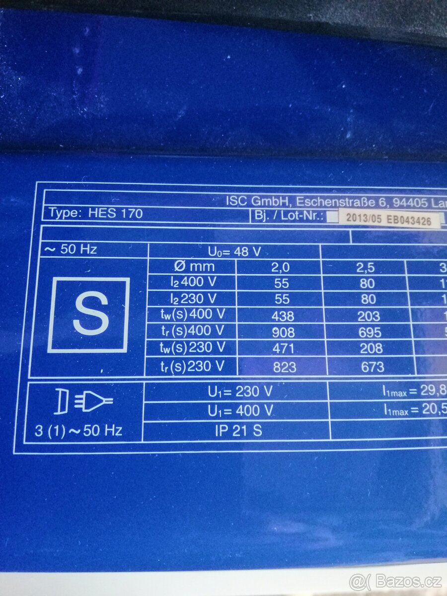 Svářečka Herkules HES 170 - 9
