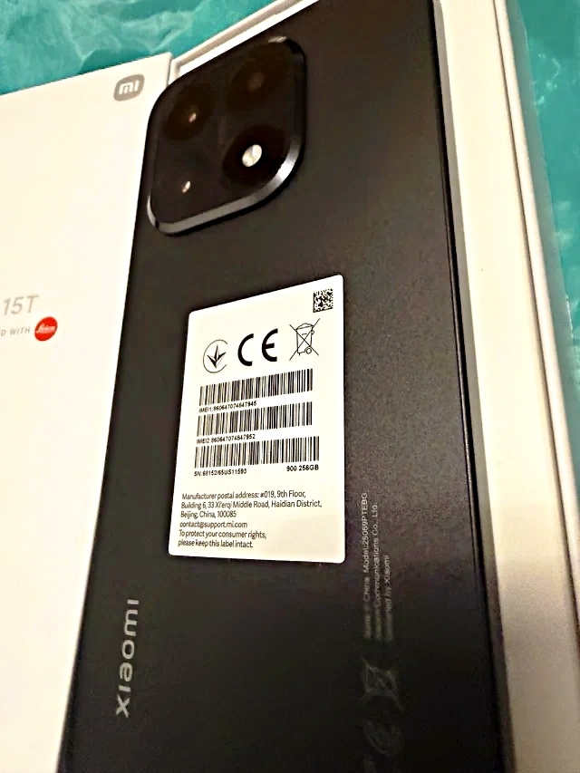 Nový Xiaomi 15T 5G 12CB/256GB, černý - 9