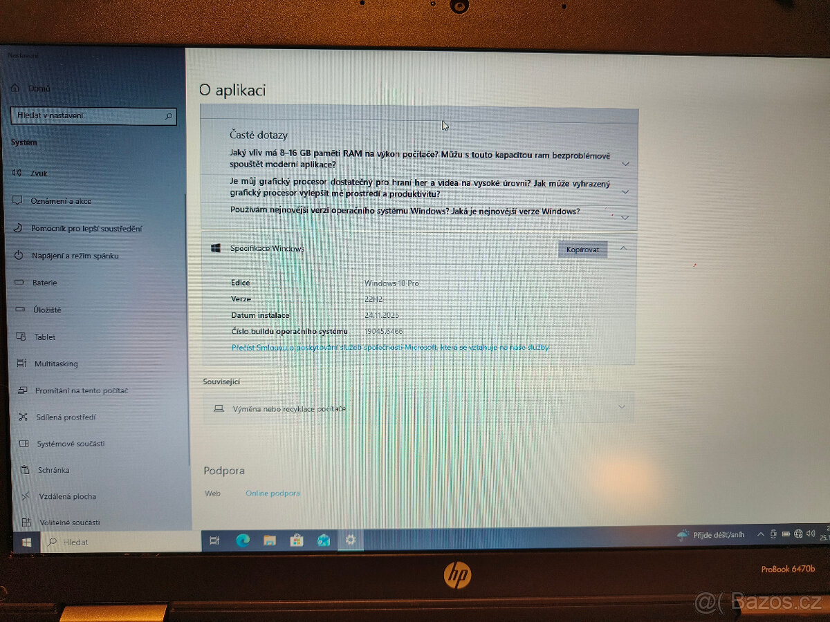 HP ProBook 6470b/i5-3340M/12GB RAM/256GB SSD - 9
