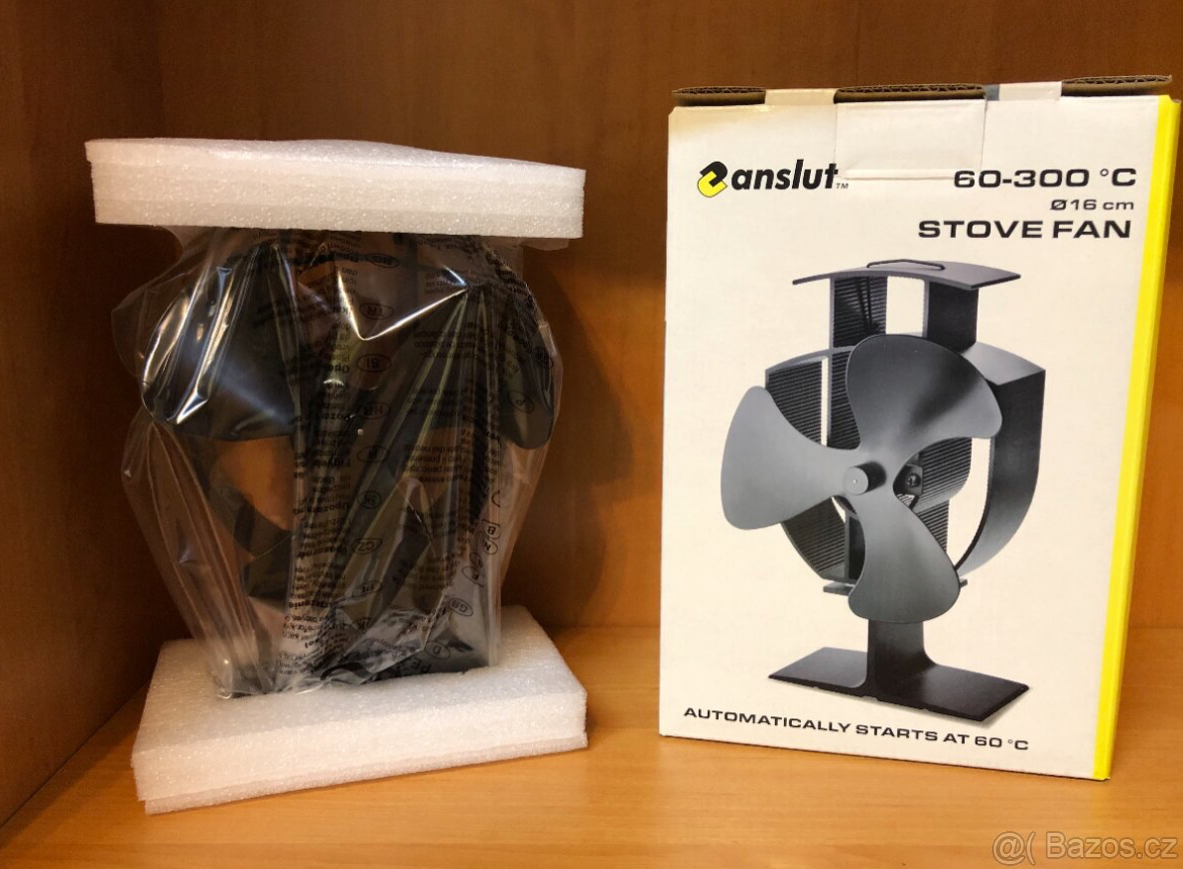 Krbový ventilátor na kamna - 9