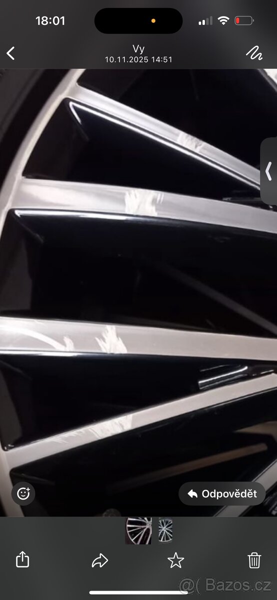 ALU KOLA ORIG.VW 6,5J x 17 ET52 5x112 - 9