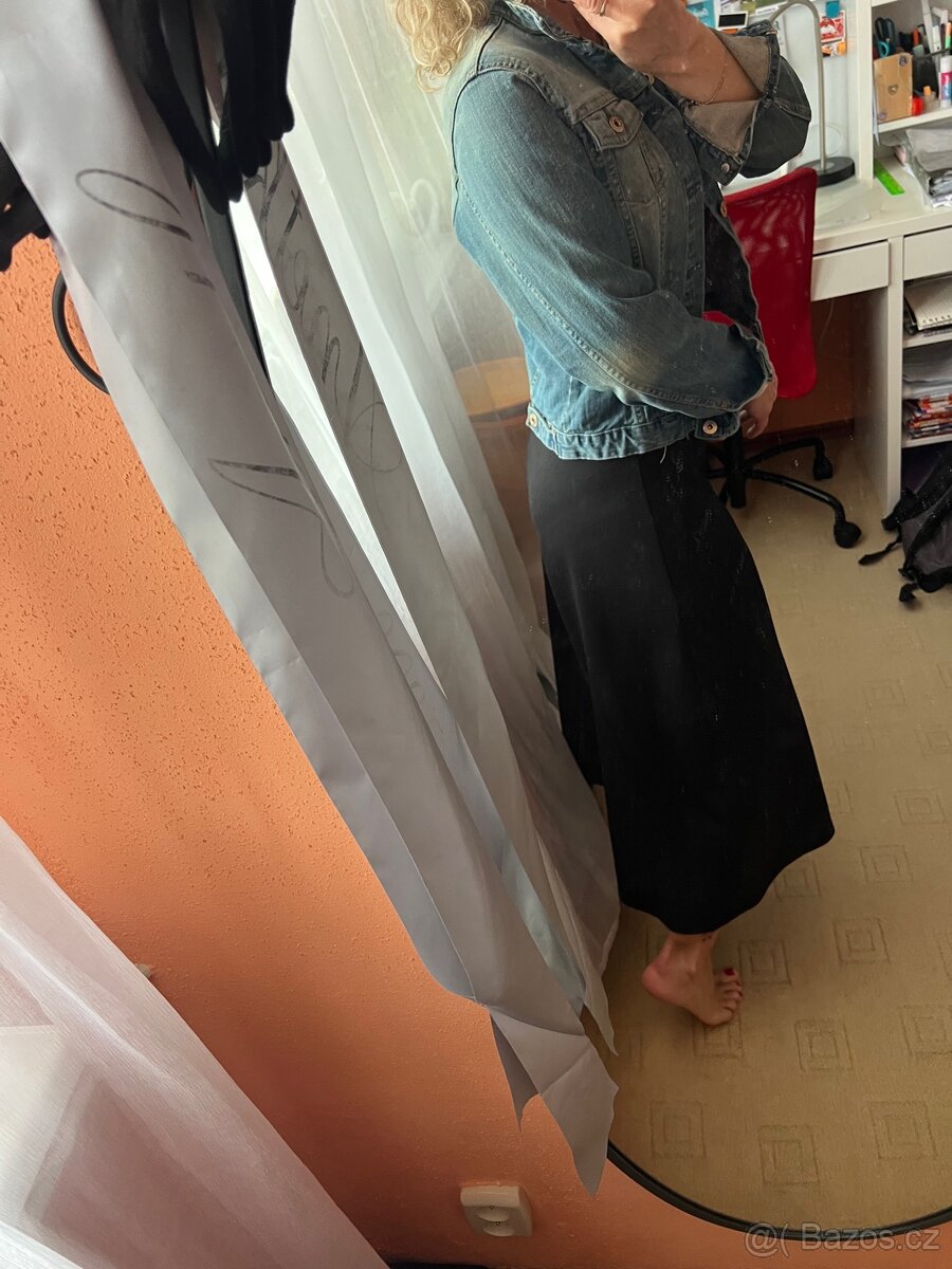 ZARA DŽÍNOVÁ BUNDA VEL.M - 9