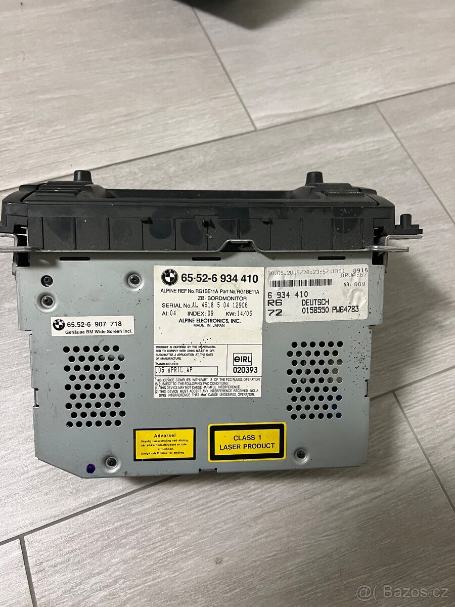 bmw e46 radio, zesilovač, cd měnič, atd... - 9