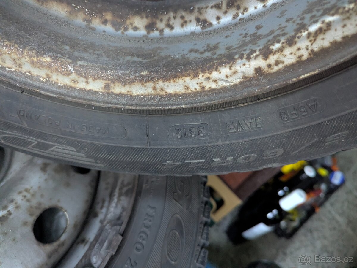 Fiat Punto kola 14 palců a zimní pneumatiky 185/60 R14 - 9