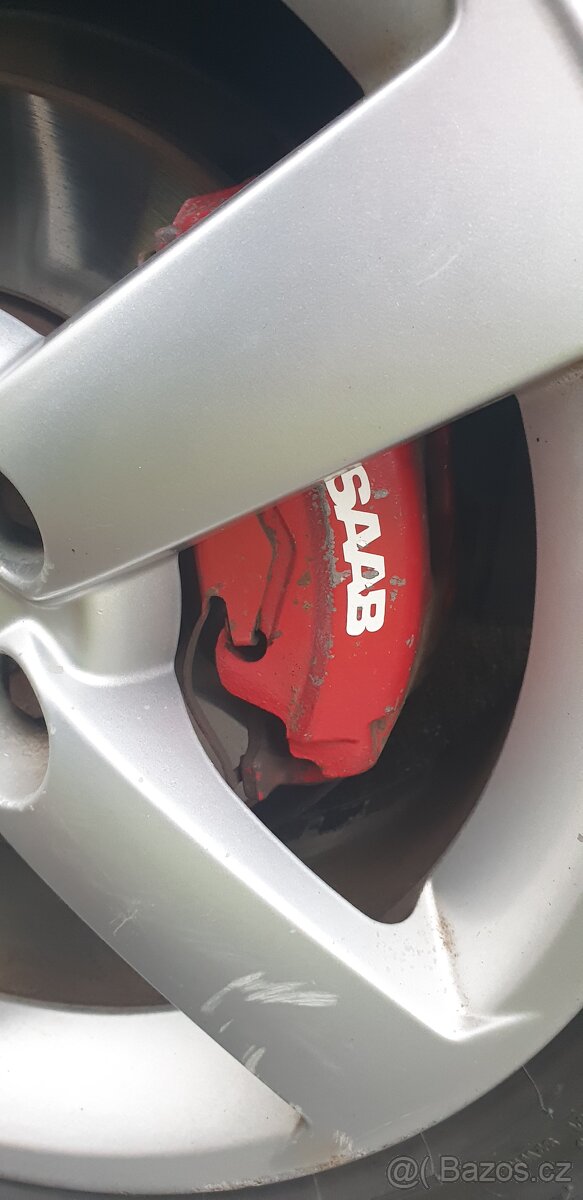 Saab 9-3 2.2 TiD, 2004, pojízdné, platná STK, po nehodě - 9