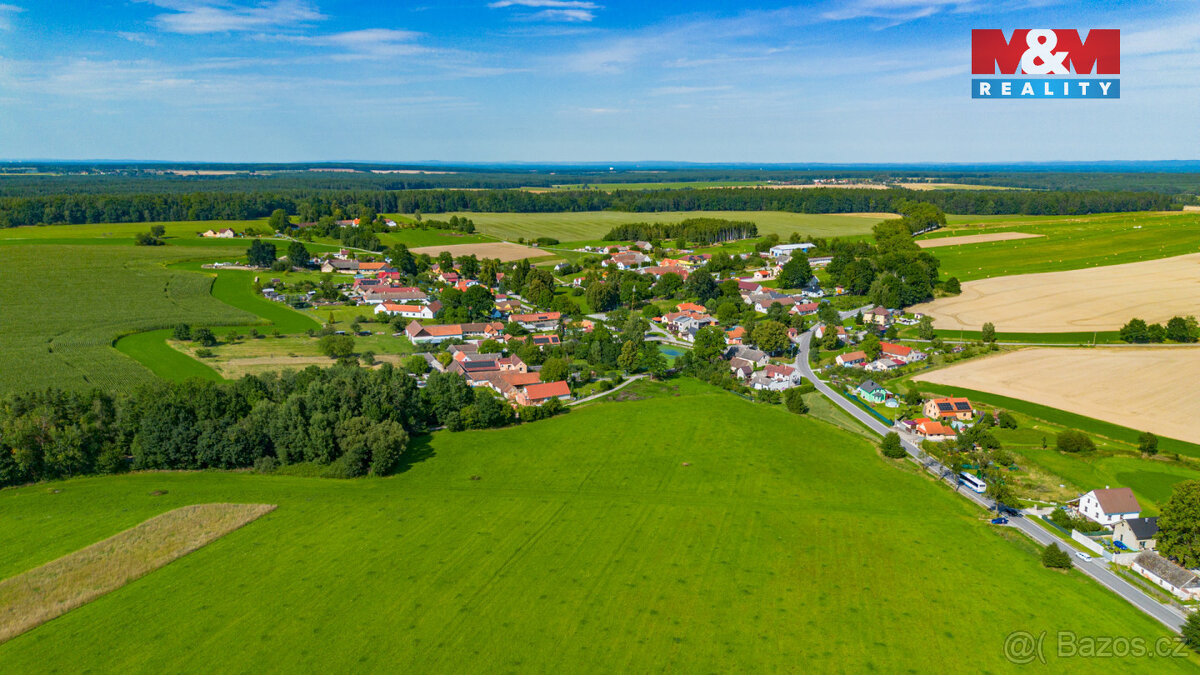 Prodej pozemku k bydlení, 3156 m², Vrcov - Borovany - 9