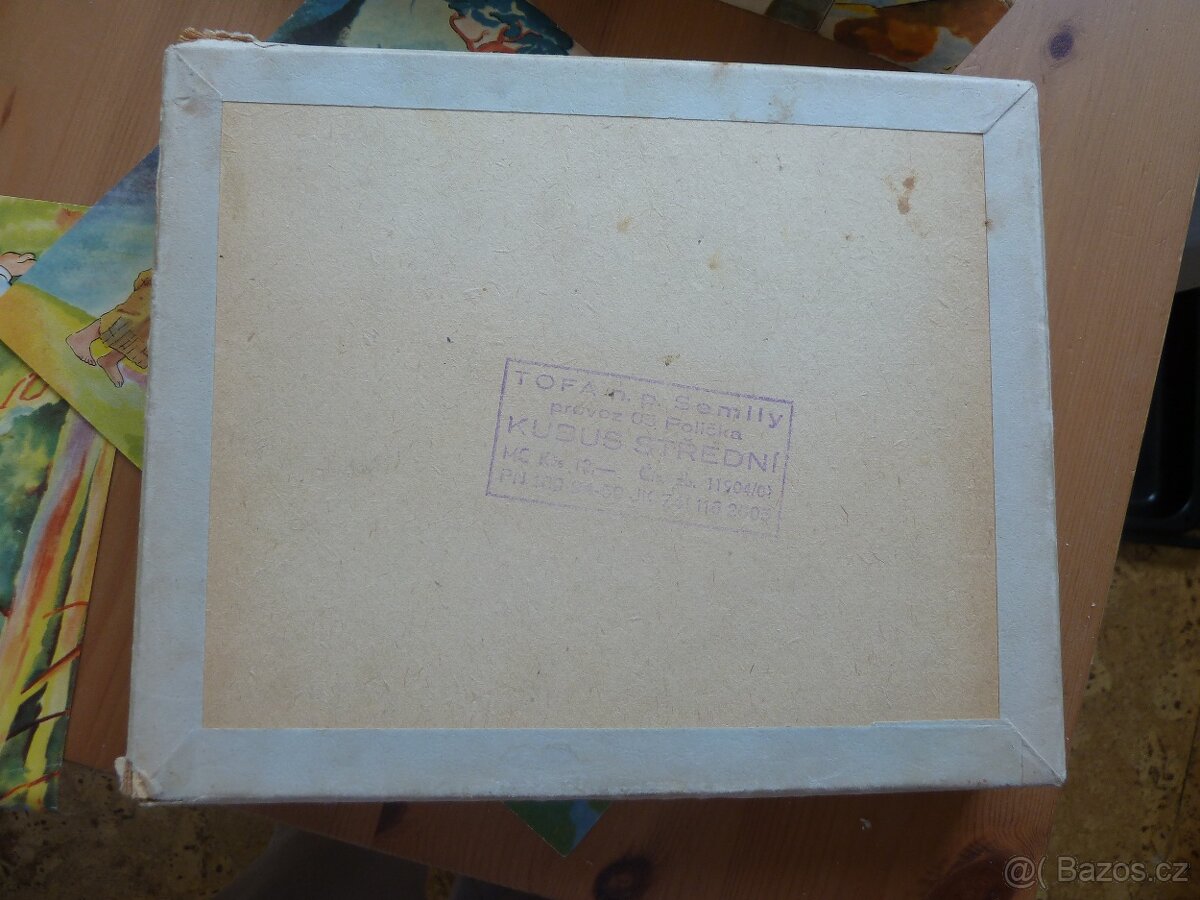 Retro obrázkové kostky TOFA Pohádky - 9