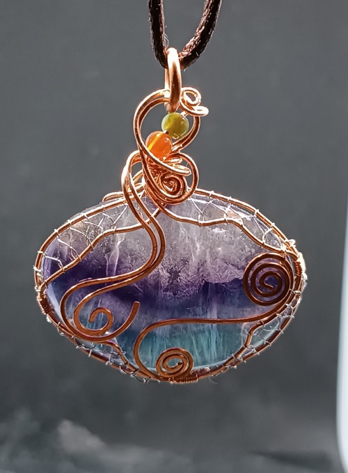 Ručně vyrobené šperky s polodrahokamy - 9