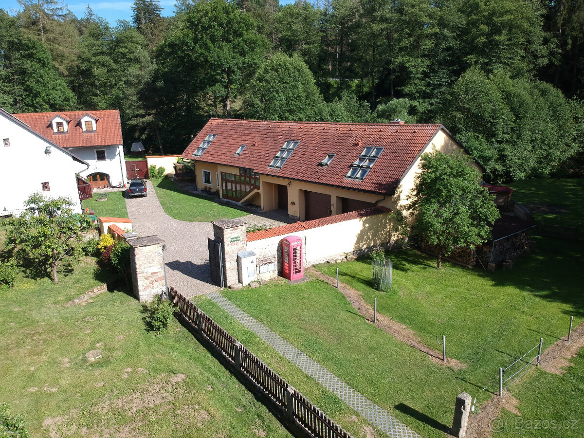 Půvabný mlýn s rybníky, lesy, pastvinami, 5 apartmanů - 9