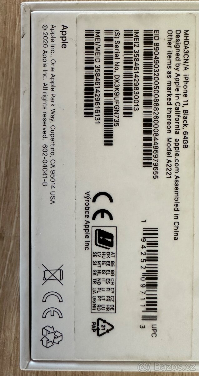 "Nový" iPhone 11 black 64GB - 9