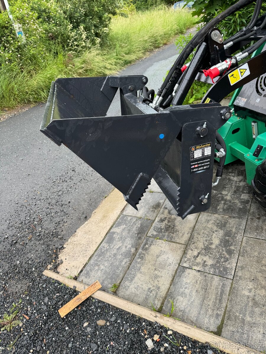 Klapačka, lžíce pro mininakladač, profi Wolverine - 9