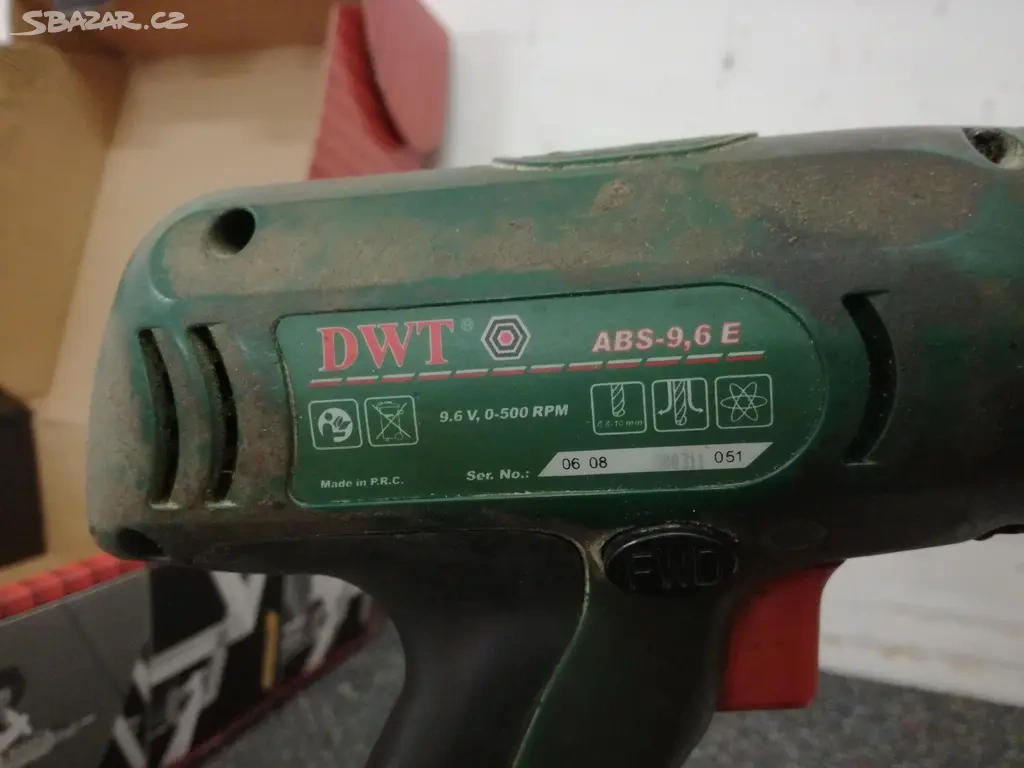 AKU vrtačka/šroubovák DWT ABS-9,6 E - 9