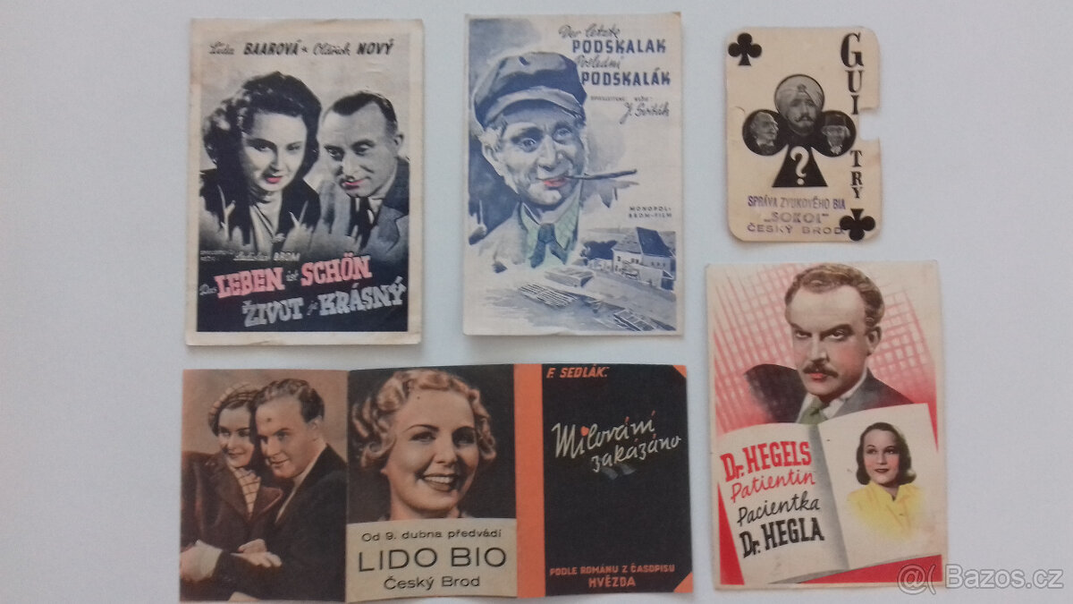 Filmové kartičky a letáky - 9
