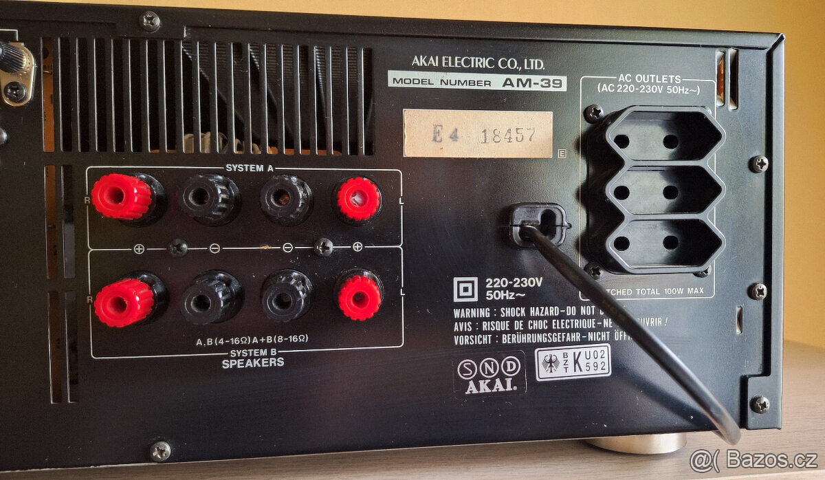 AKAI AM-39 - MM i MC Phono vstup - 9