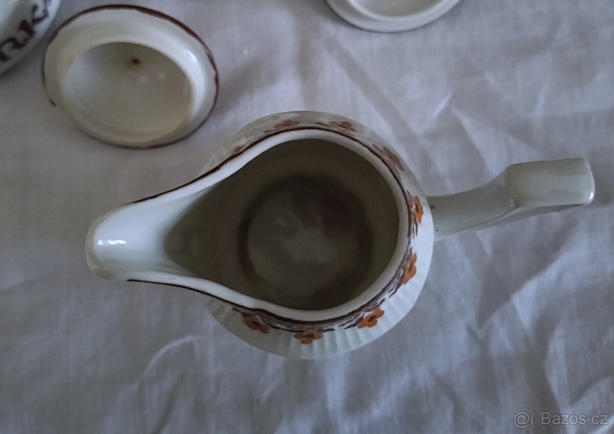 sada kořenky, slánka, cukřenka a mlékovka - 9