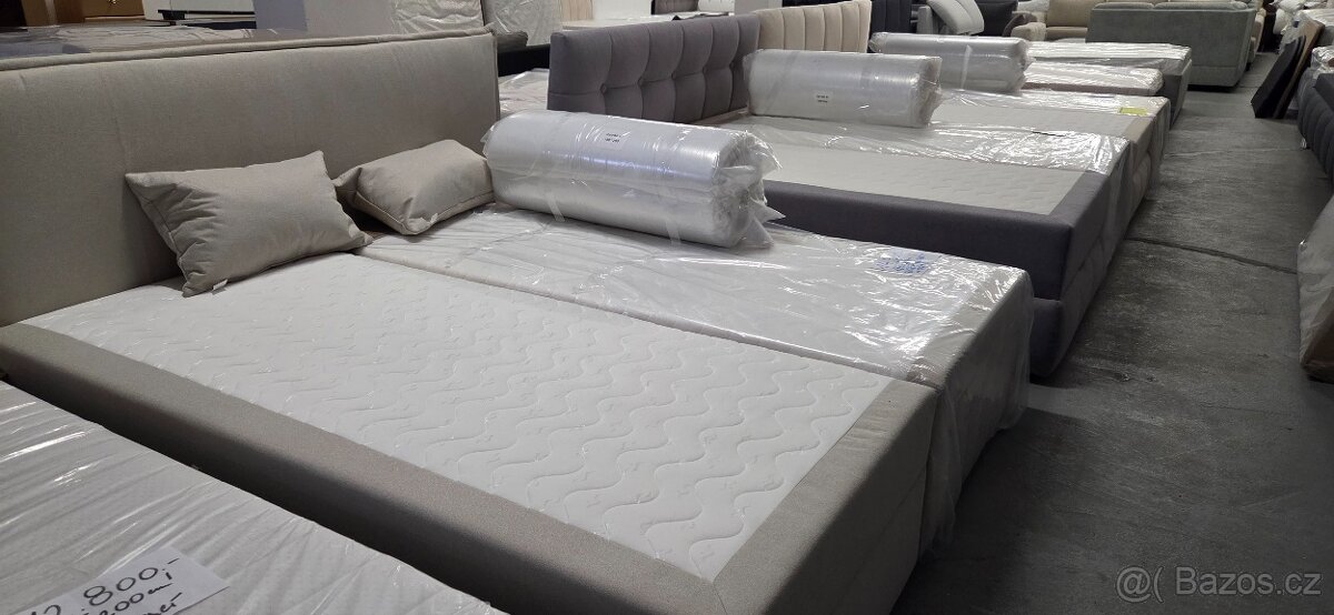 Nová Postel 160/180×200/220cm Boxspringsbett - 9