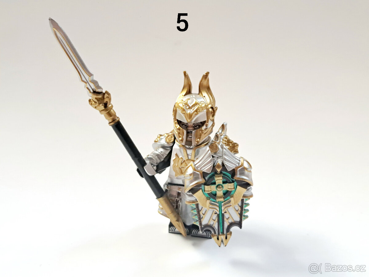 Minifigurky rytíři (6), typ Lego - 9