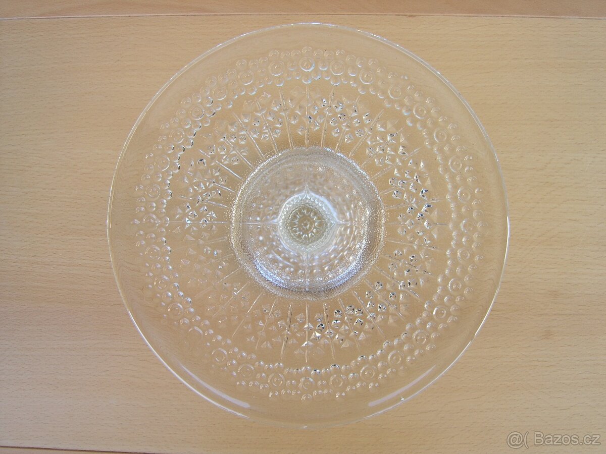 Skleněný podnos na dort tácy a struhadla - 9