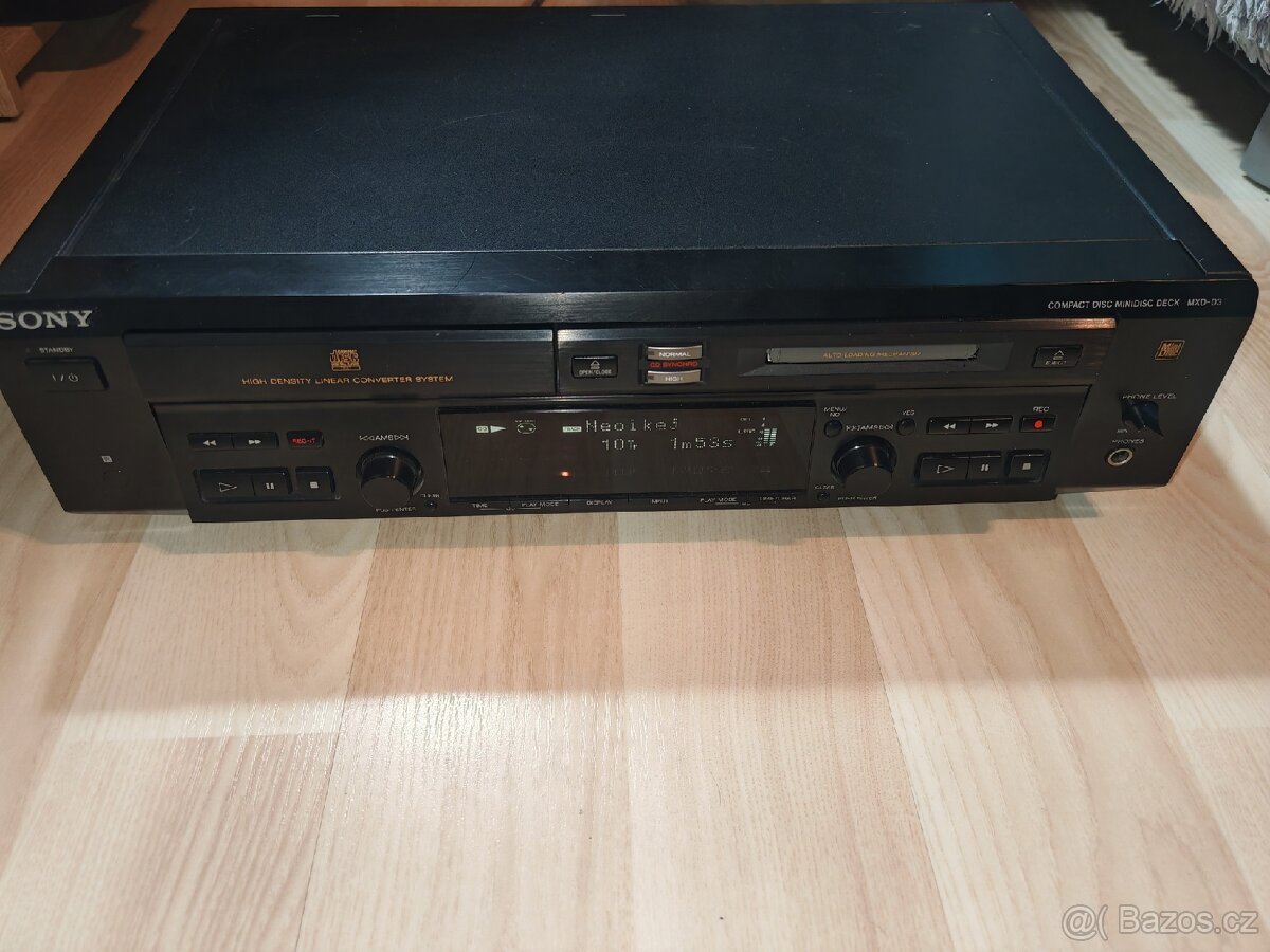 Sony MXD-D3 – kombinovaný MD/CD rekordér - 9