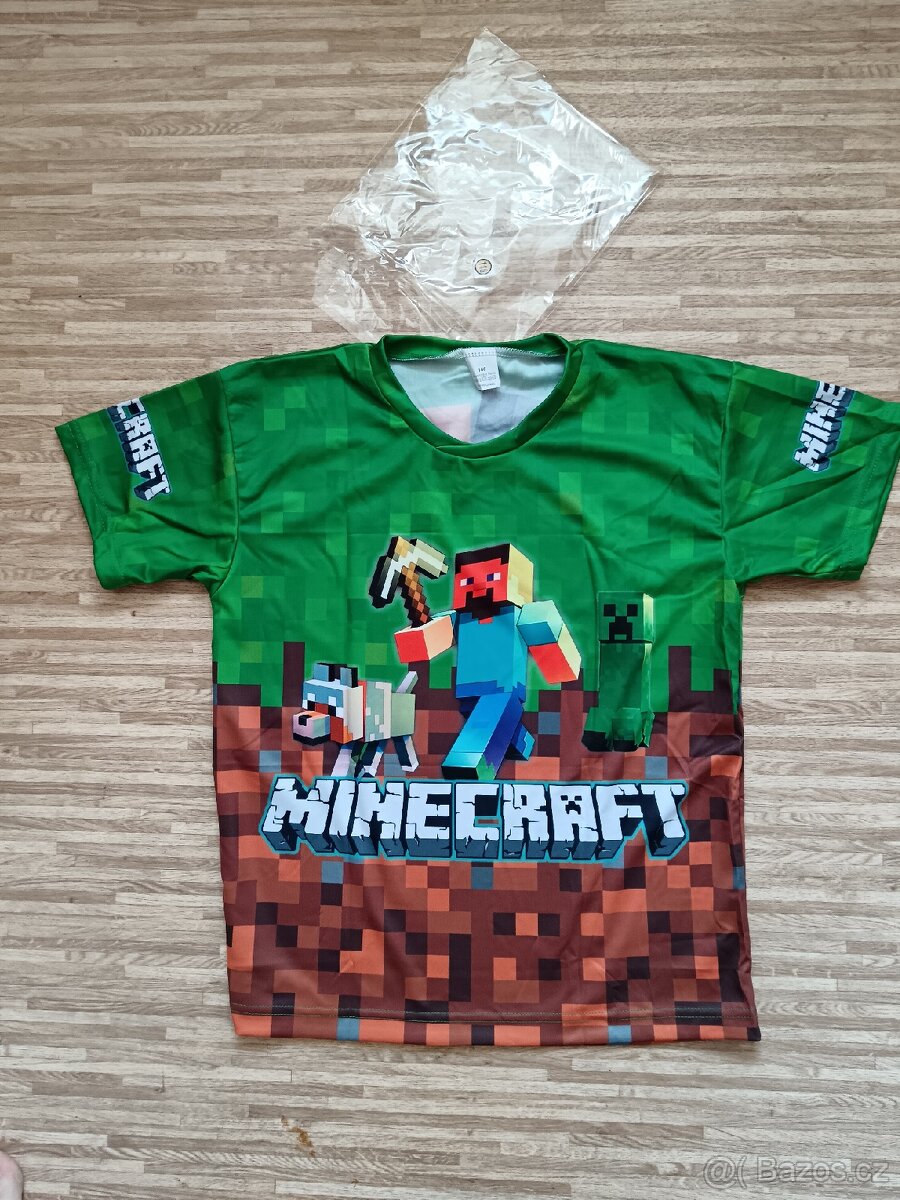 Triko Minecraft vel. 134 a 146 - 9