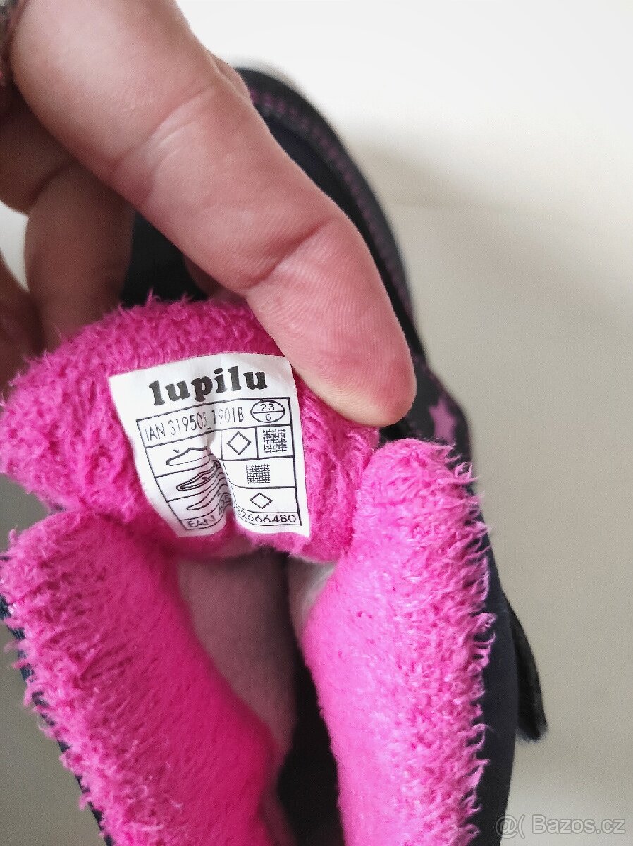 Zimní boty / sněhule pro holčičku velikost 23 - 9