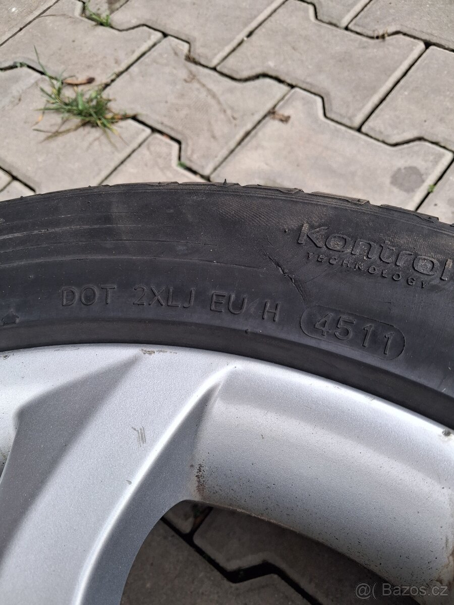 Bmw dvourozměrné kola R18 5x120 + zimní pneu - 9