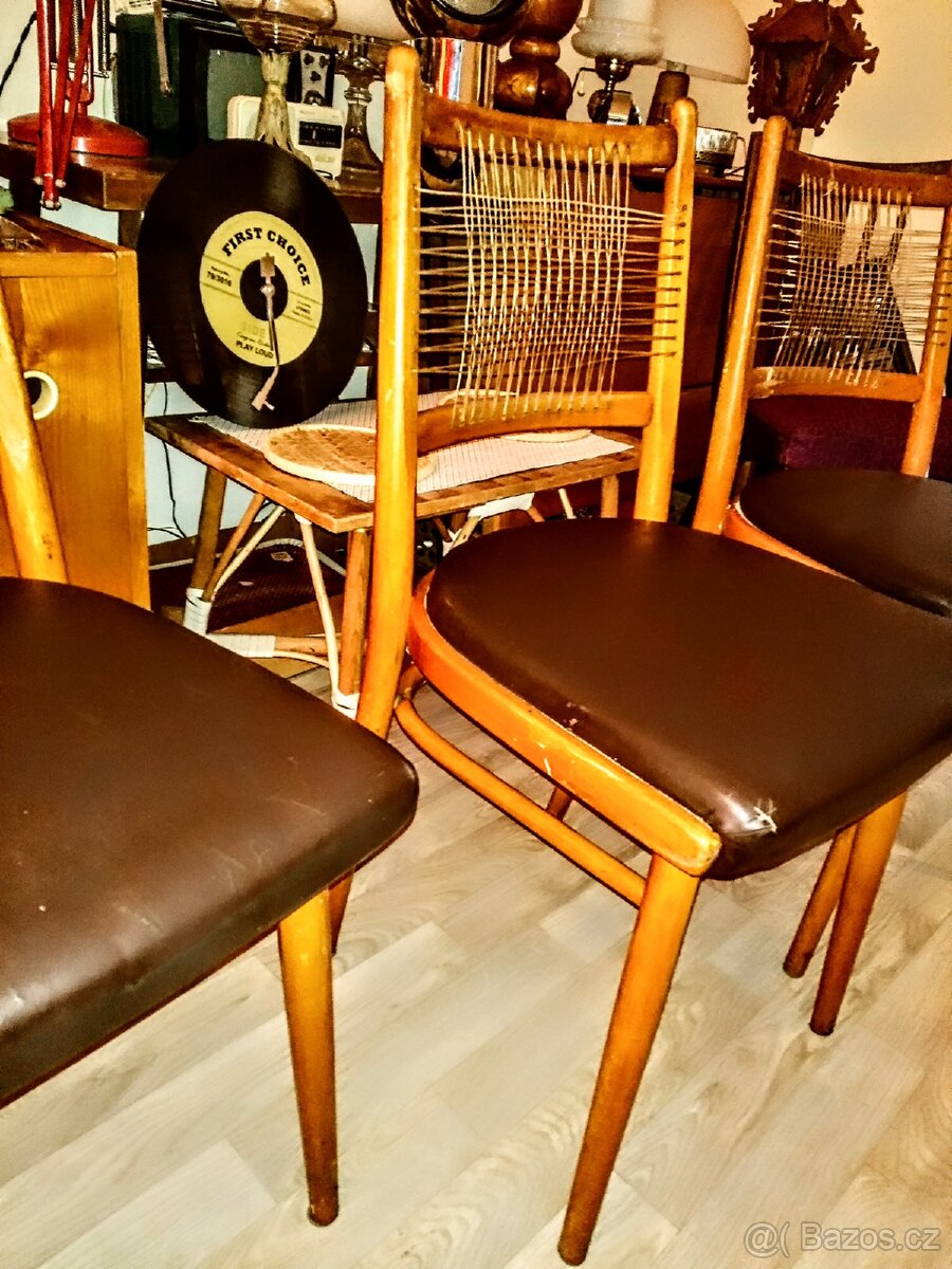 Retro židle Ton závod Jitona - 9