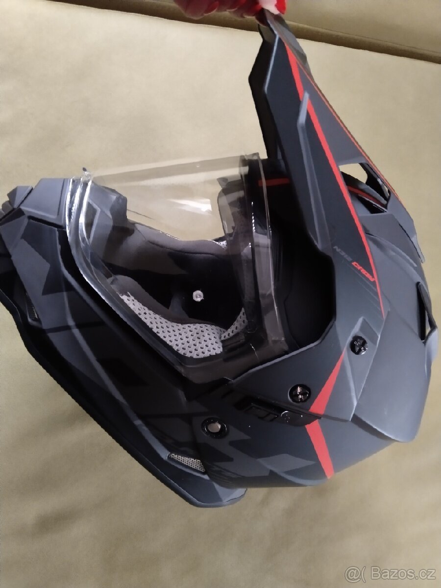 Enduro přilba NOX N312 Crow velikost XL - 9