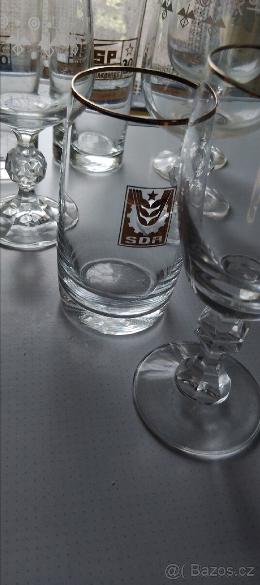 Retro sklenice restaurace a jídelny ČSR - 9